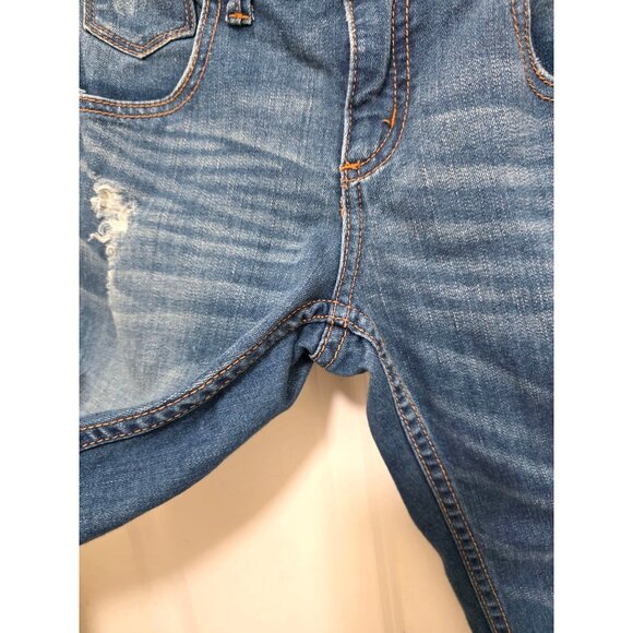 Free People Distressed Skinny Jeans Size 27 Blue Denim Mid-Rise Women's - Picture 6 of 7